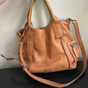 Fossil leather bag